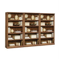 5 Shelf Wall Bookcase in Oiled Oak K4367