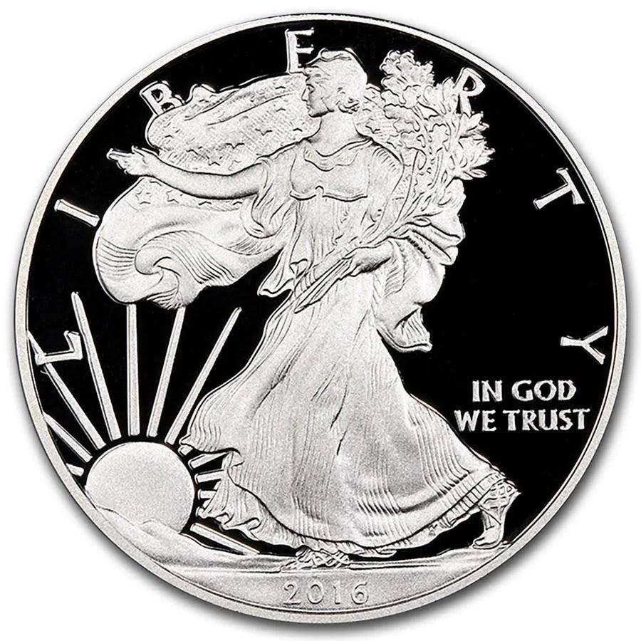 1 oz Proof Silver American Eagle with Box & COA U4964