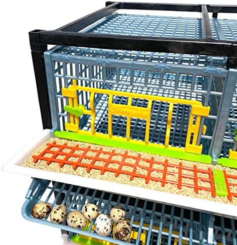3 Layer ABS Plastic Quail Cage N83918