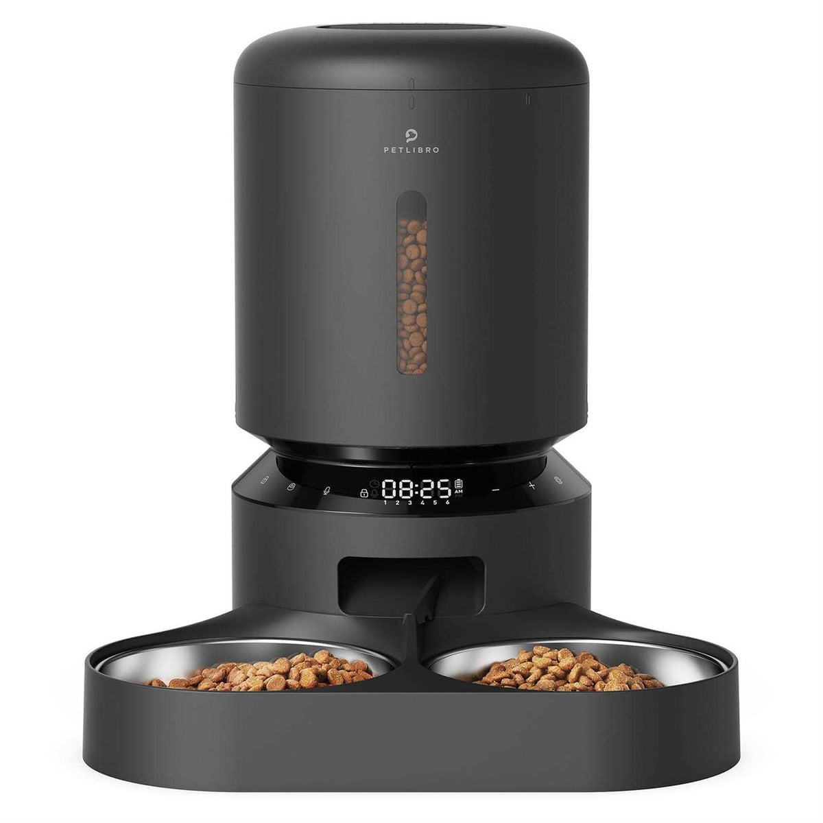 Automatic Cat Food Dispenser 5L with 2 Stainless Bowls F190
