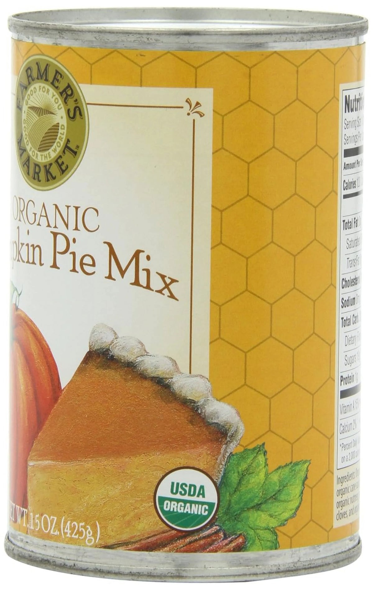 Organic Canned Pumpkin Pie Mix 15-Ounce Cans Pack Of 12 R9556