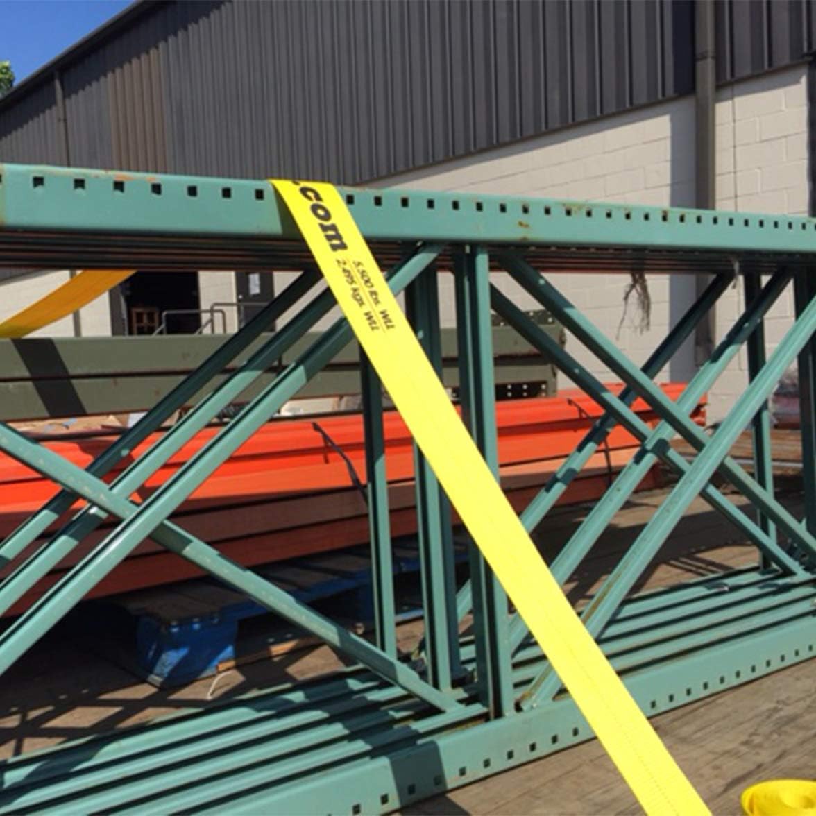 2 Winch Straps, 4 x30' Flatbed Trailer Tie-Downs with Flat Hooks T86608