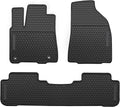 Custom Fit Black Rubber Car Floor Mats Set E455109