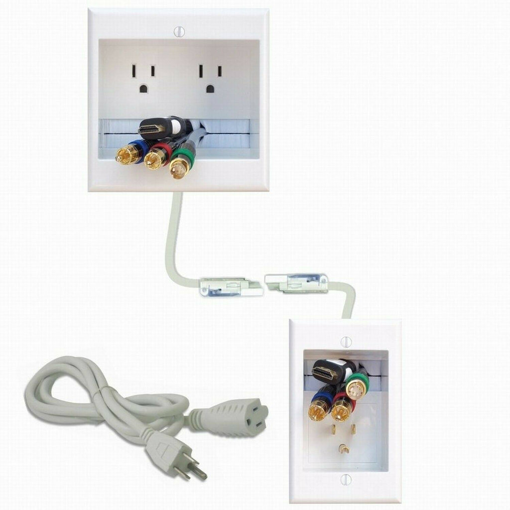 Recessed In-Wall Cable Management W176