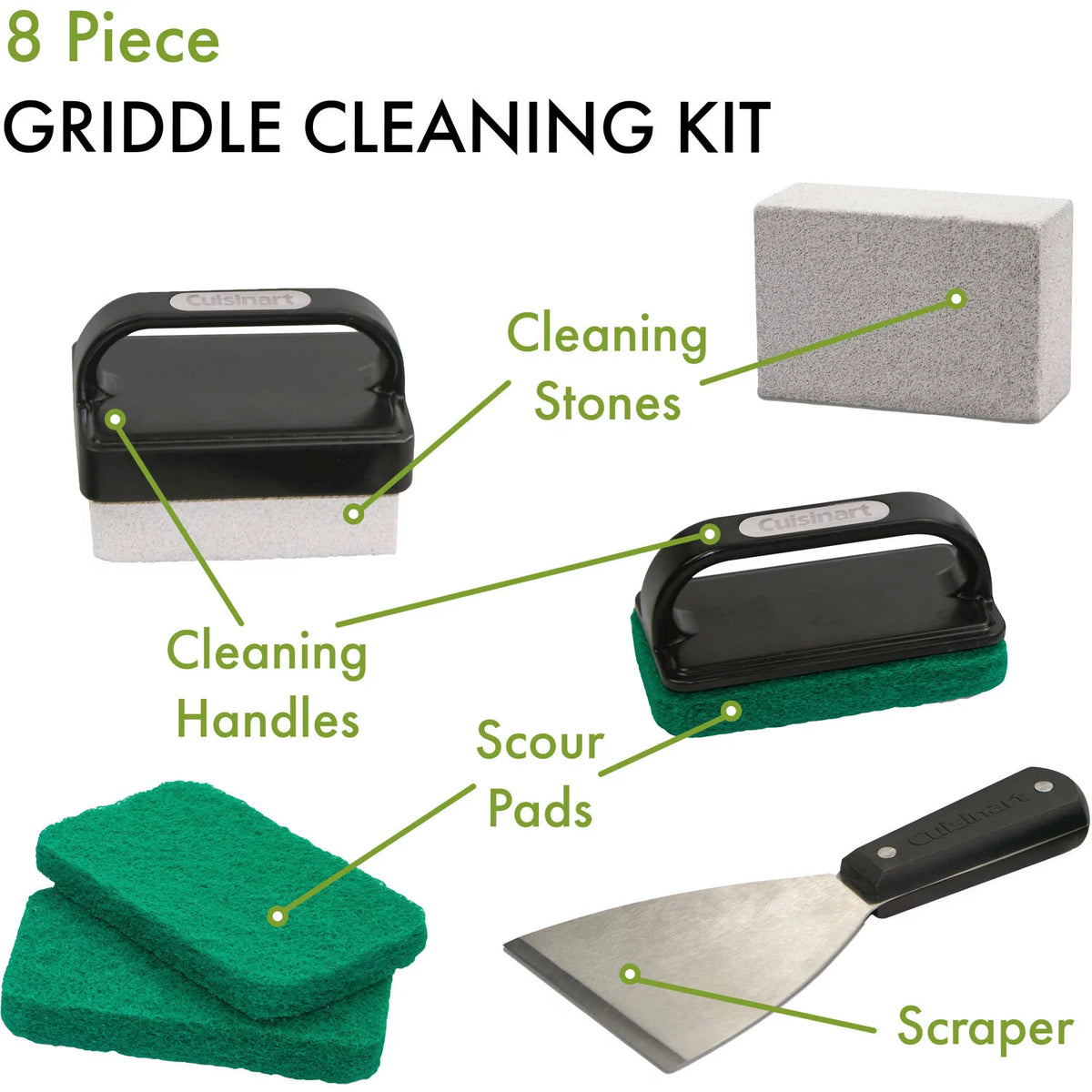 8-Piece Griddle Cleaning Kit E5220