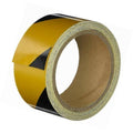 Reflective Hazard Black / Yellow Tape, 20 in x 33 ft Q79224