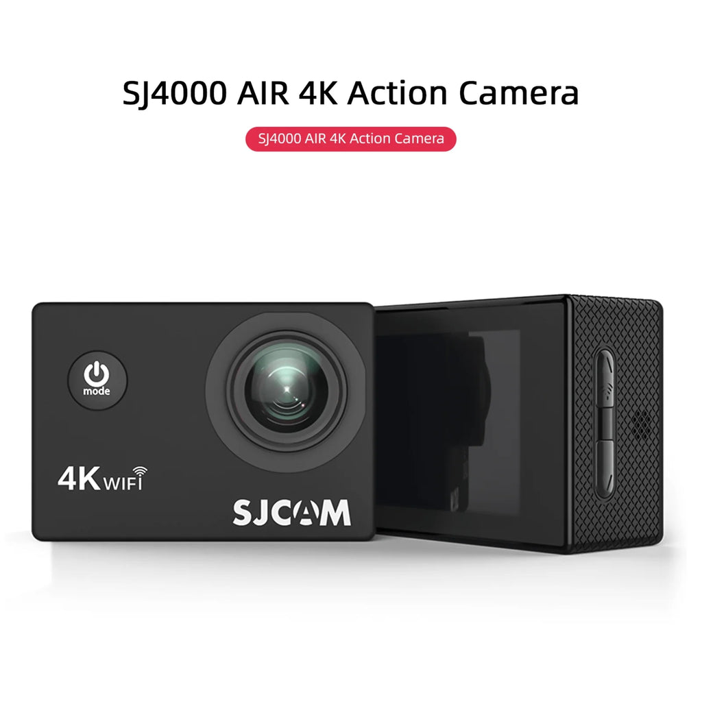 4K Sports Camera with 2-inch IPS Screen, 16MP, 170° Wide Angle, Waterproof Case W10015