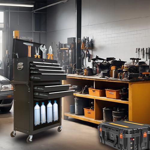 8 Drawer Rolling Tool Chest with Lock H981121
