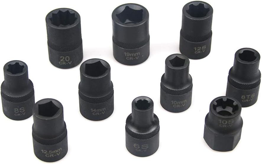10PC Socket Tool Set for Nissan Subaru Ford Peugeot B63398