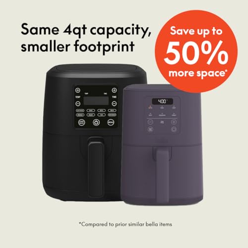 4Qt Slim Air Fryer with Ceramic Nonstick Coating Q999558