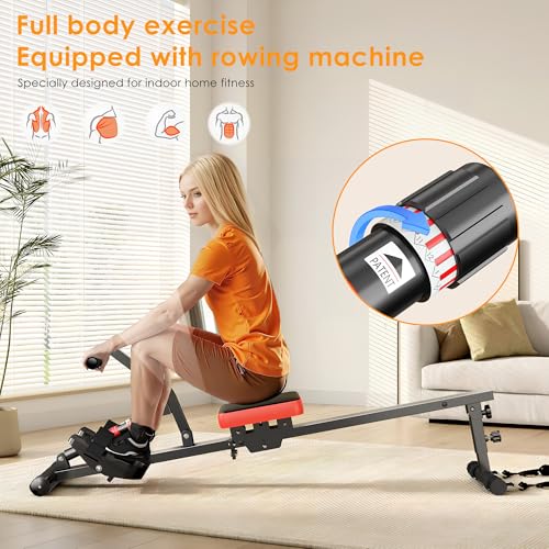 Rowing Machine with 12 Levels of Resistance H862164