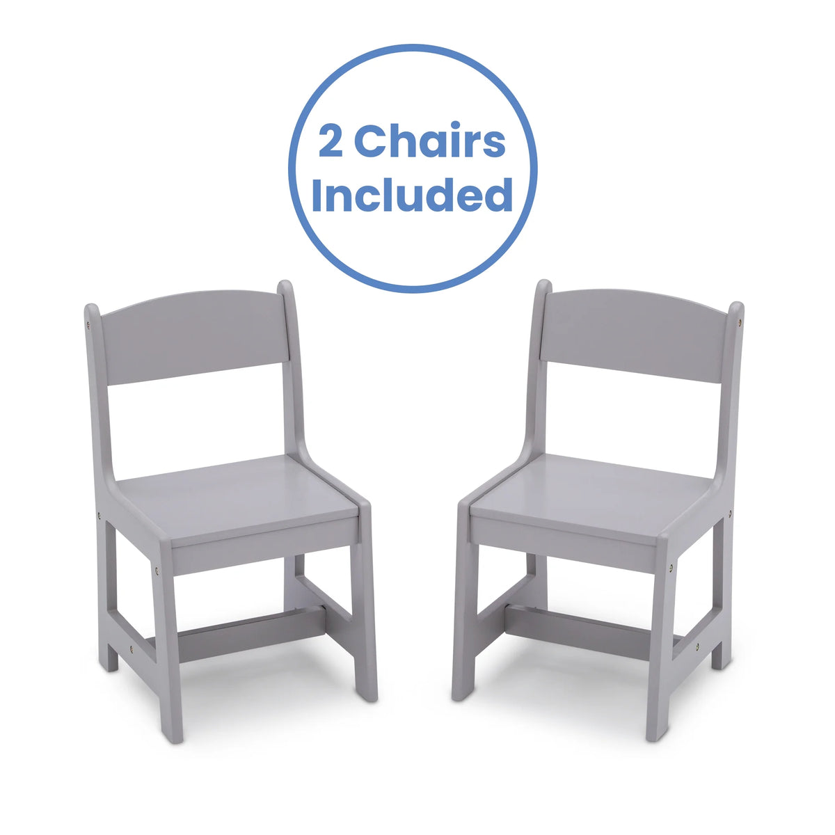 Wood Kids Table and Chair Set (2 Chairs Included) C10948