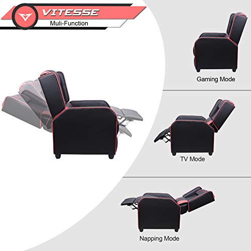 Blue PU Leather Gaming Recliner Chair M7869