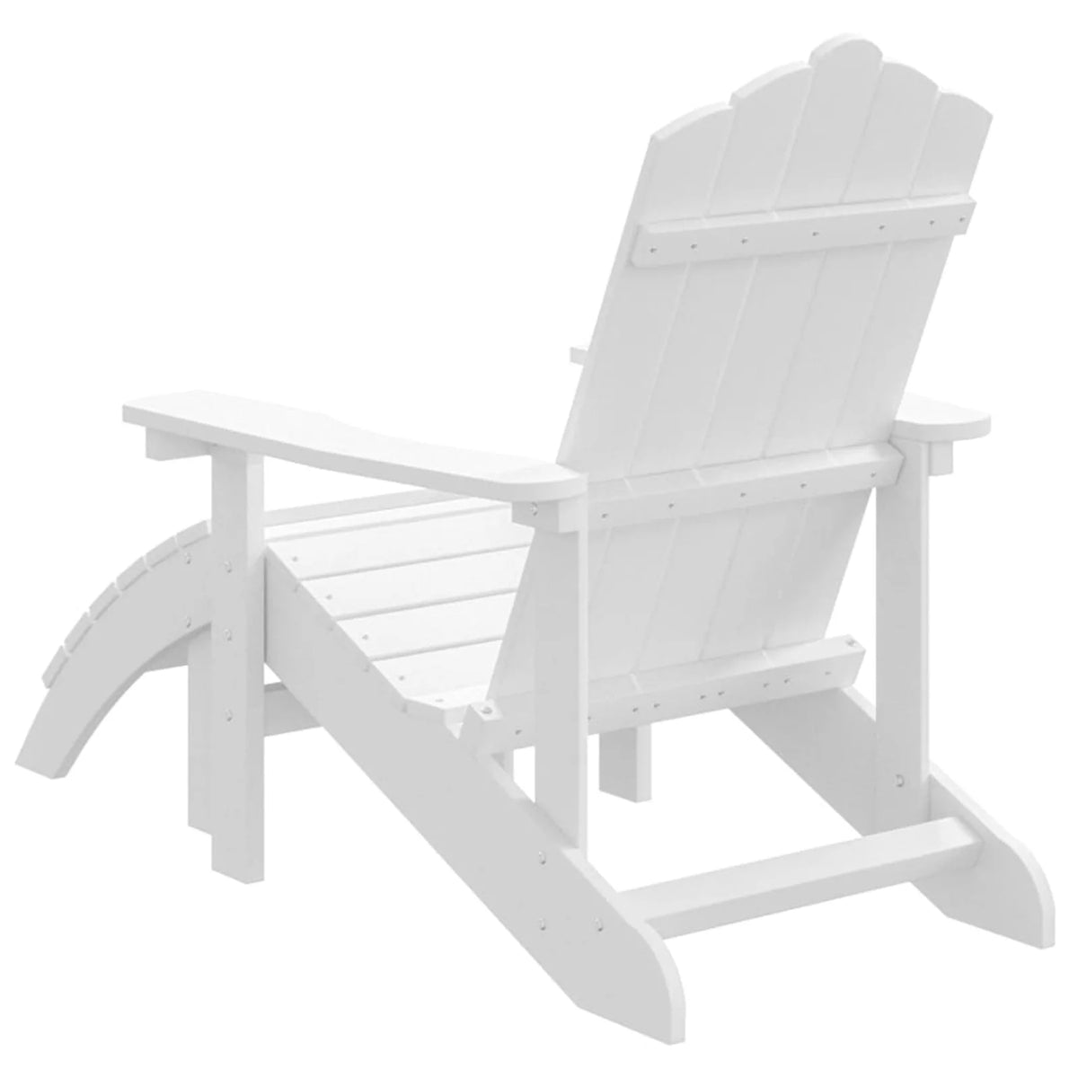 HDPE Outdoor Fire Pit Chair with Footstool H711213