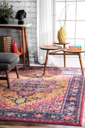 Orange Persian Accent Rug 3' x 5' F578