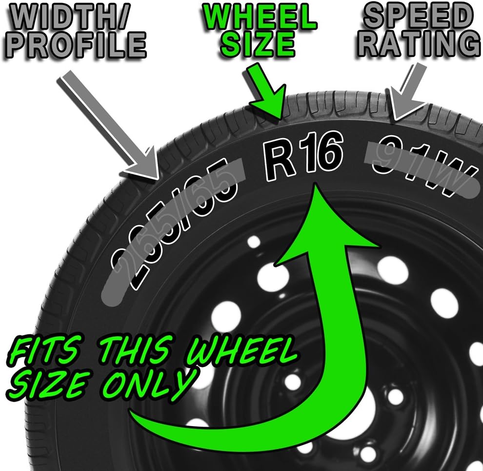 16 inch Hubcap Wheel Skins Set of 4 V344621