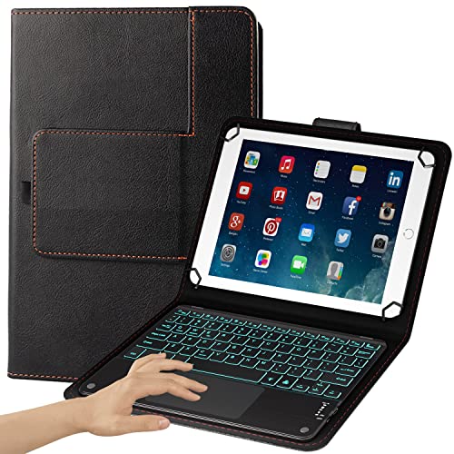 9" to 11" Tablet Keyboard Case with Touchpad Black U8528