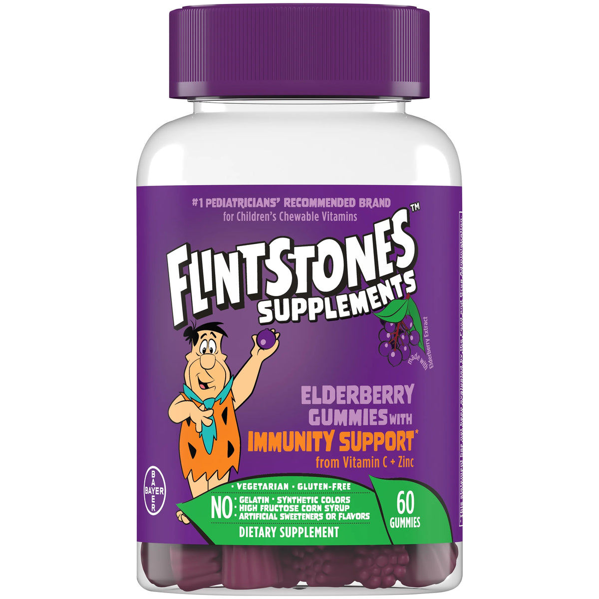 Kids Elderberry Gummies 60 Count F711898