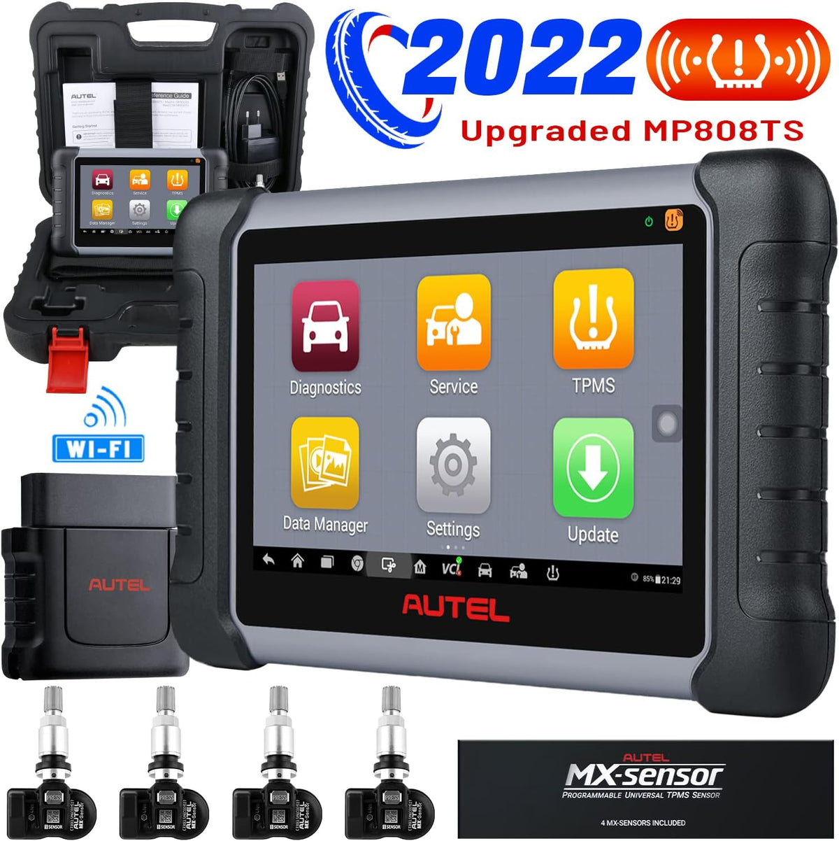2022 Newest Car Diagnostic Scan Tool with Full Bi-Directional Control, ECU Coding, All System Diagnosis, 30+ Service U1121