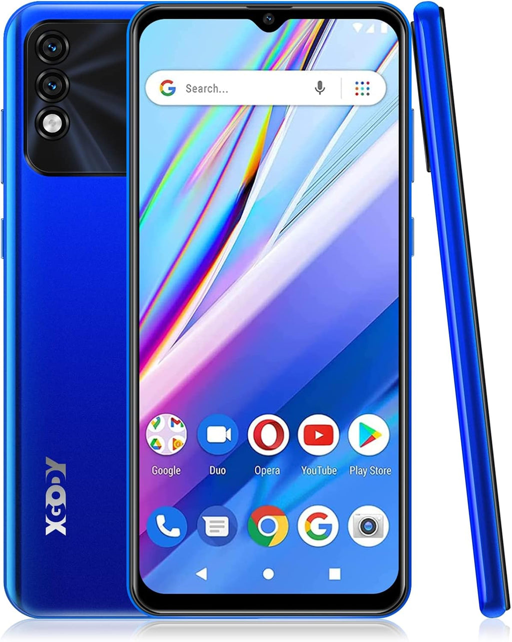 Unlocked Smartphones 6.5 Inch Android 9.1 4G Dual SIM 3000mAh Black Pack of 2 N8875