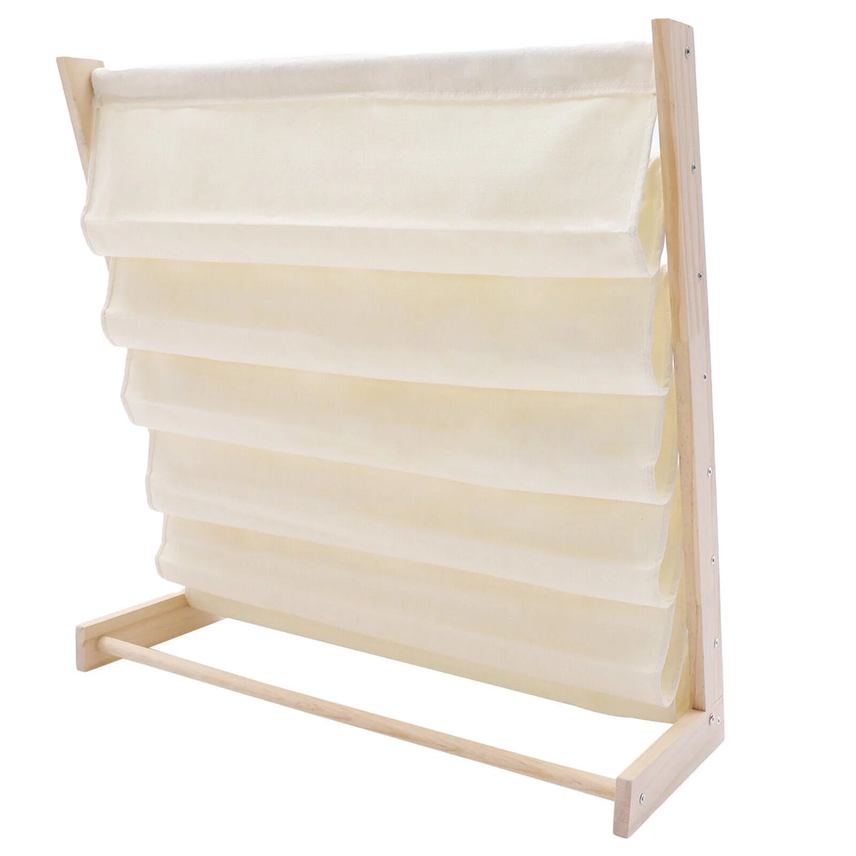 Wooden Bookcase Storage Organizer N653