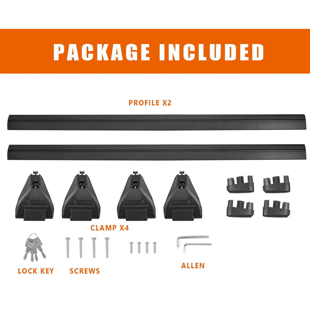 2PCS Roof Rack Bars Package Carrier L355119