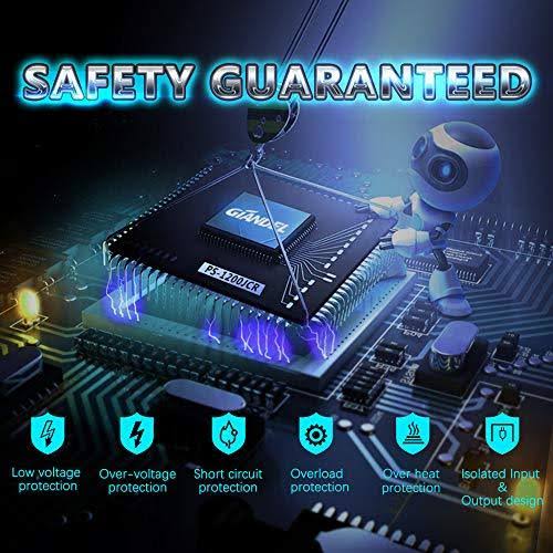 1200W Pure Sine Wave Power Inverter DC 12V to AC 120V with Remote Control USB Port LED Display K5745