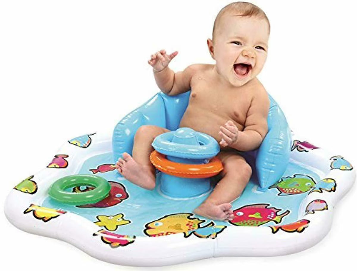 Inflatable Baby Play Mat with Stacking Rings D66785
