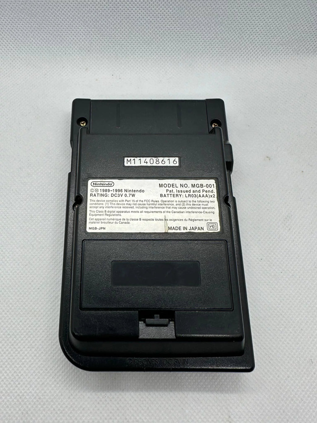 Black Game Boy Console B4239
