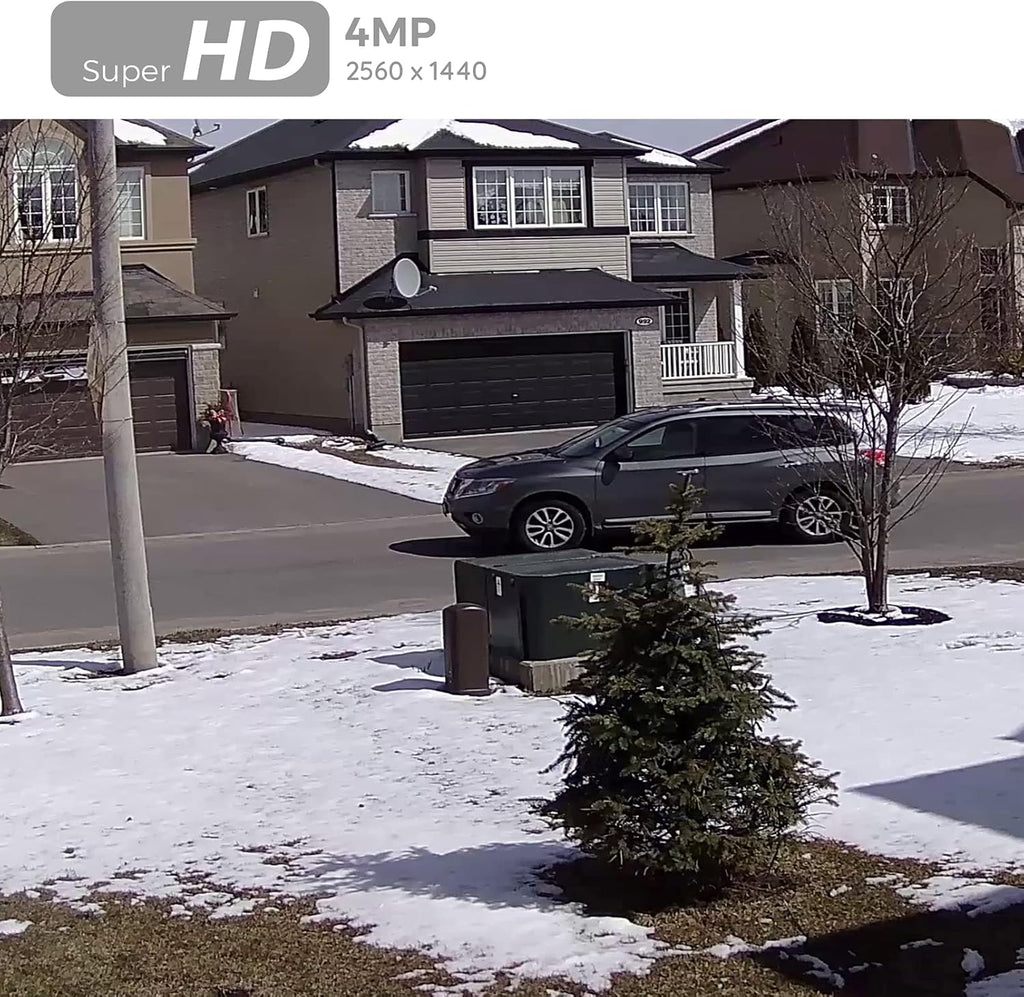 4MP PoE IP Camera Outdoor Video Surveillance Cam Y602