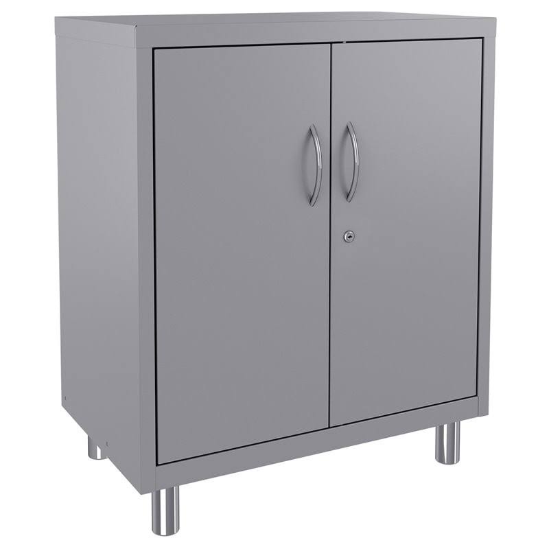 Storage Cabinet 3 Shelf 36x30x18 in Platinum F568