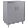 Storage Cabinet 3 Shelf 36x30x18 in Platinum F568