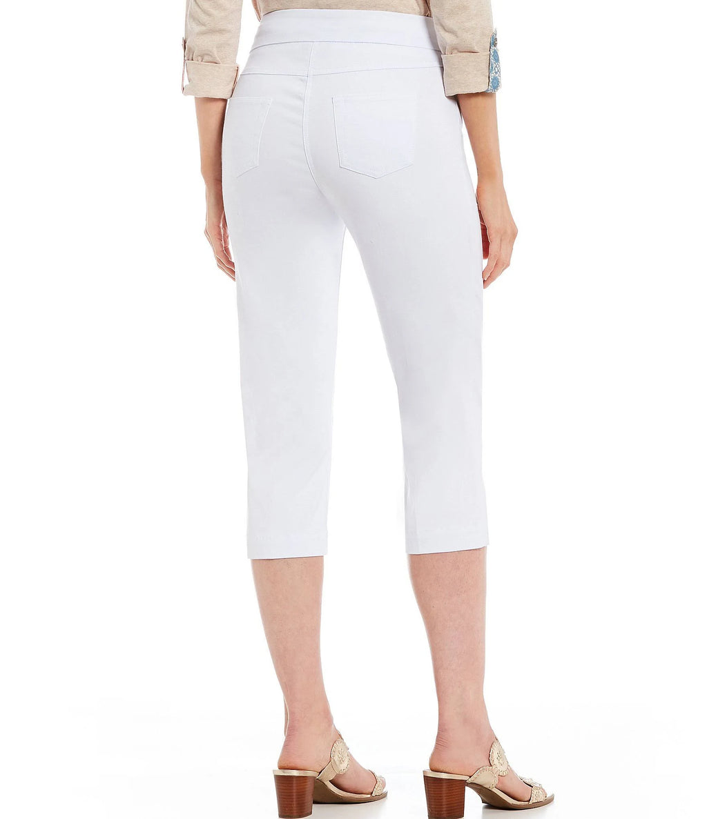 Denim Pull-On Capri Pants Z447433