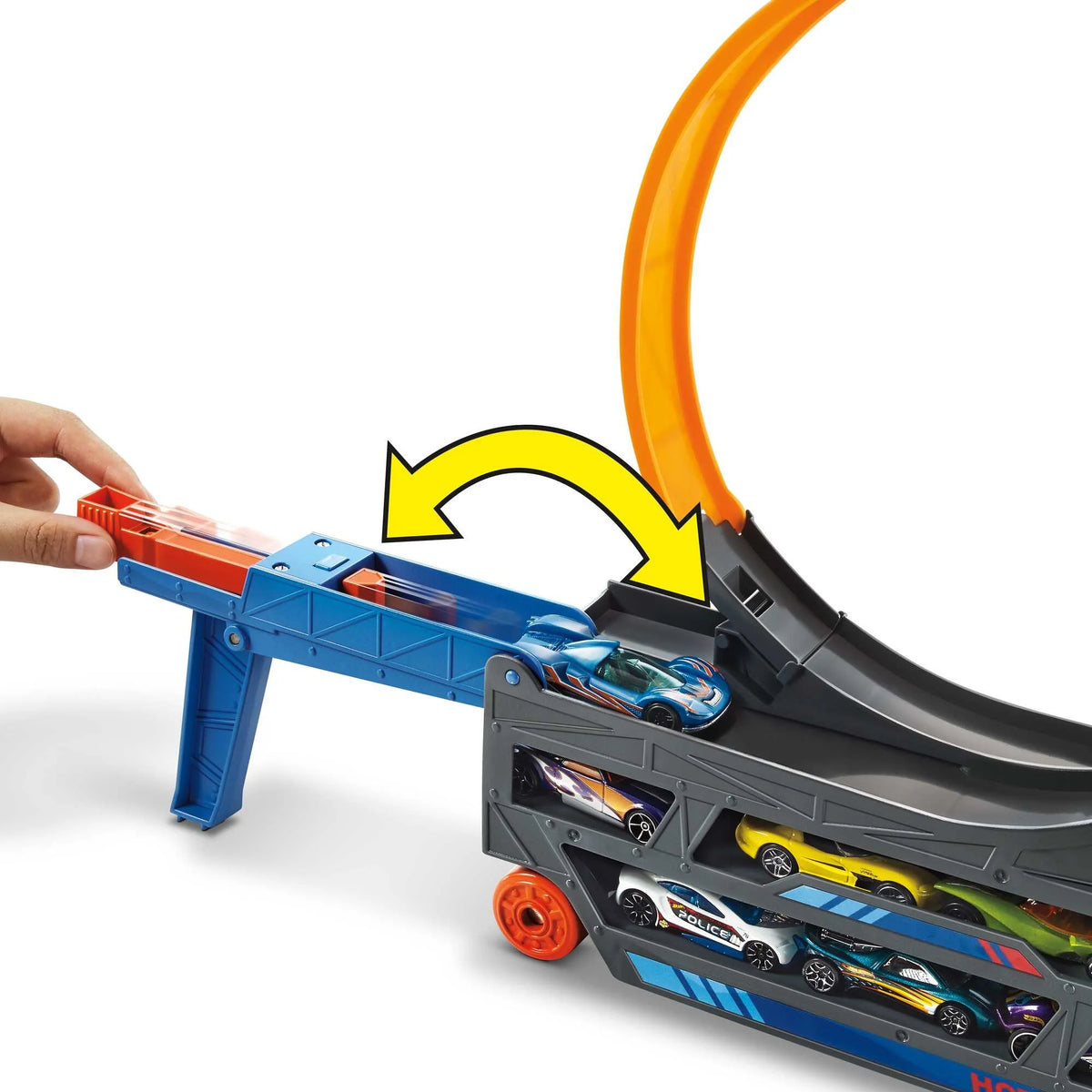 Hot Wheels Stunt and Go Transporter Truck B400