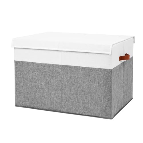 Extra Large Collapsible Toy Storage Box with Lid and Divider C231123