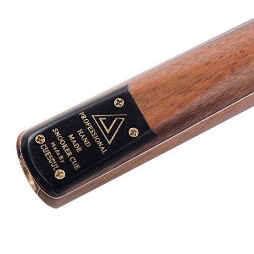 Handmade 57 Rosewood 3/4 Piece Snooker Cue with Black Case and Extension I86368