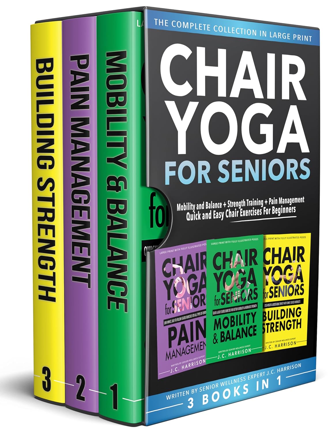 Chair Yoga 3 in 1 Complete Collection V82945