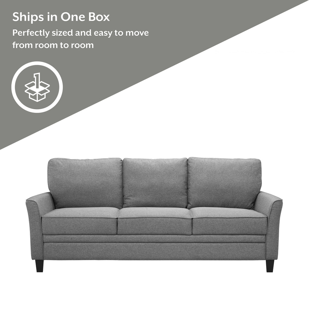 Black 3 Seat Sofa Z874387