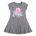 Tie Dye and Butterflies Flutter Around Toddler And Youth Girls Fit And Flare Dress Q7542