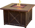 Square Gas Fire Pit with Durastone Top O8167
