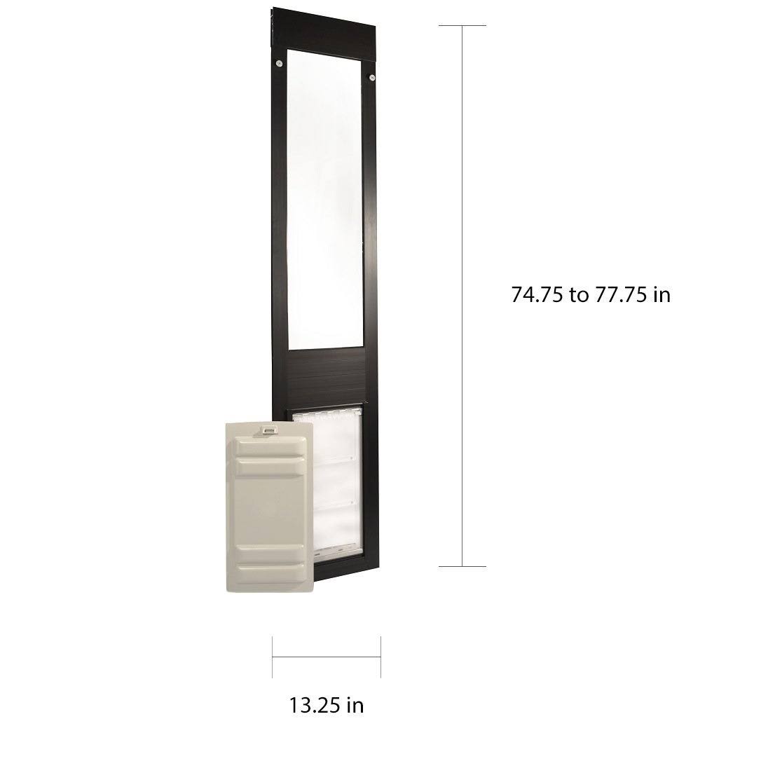 Bronze Frame Medium Flap Pet Door Thermo Panel H57306
