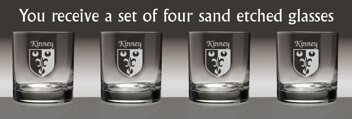 Irish Coat of Arms Tumbler Glasses Set of 4 W924588