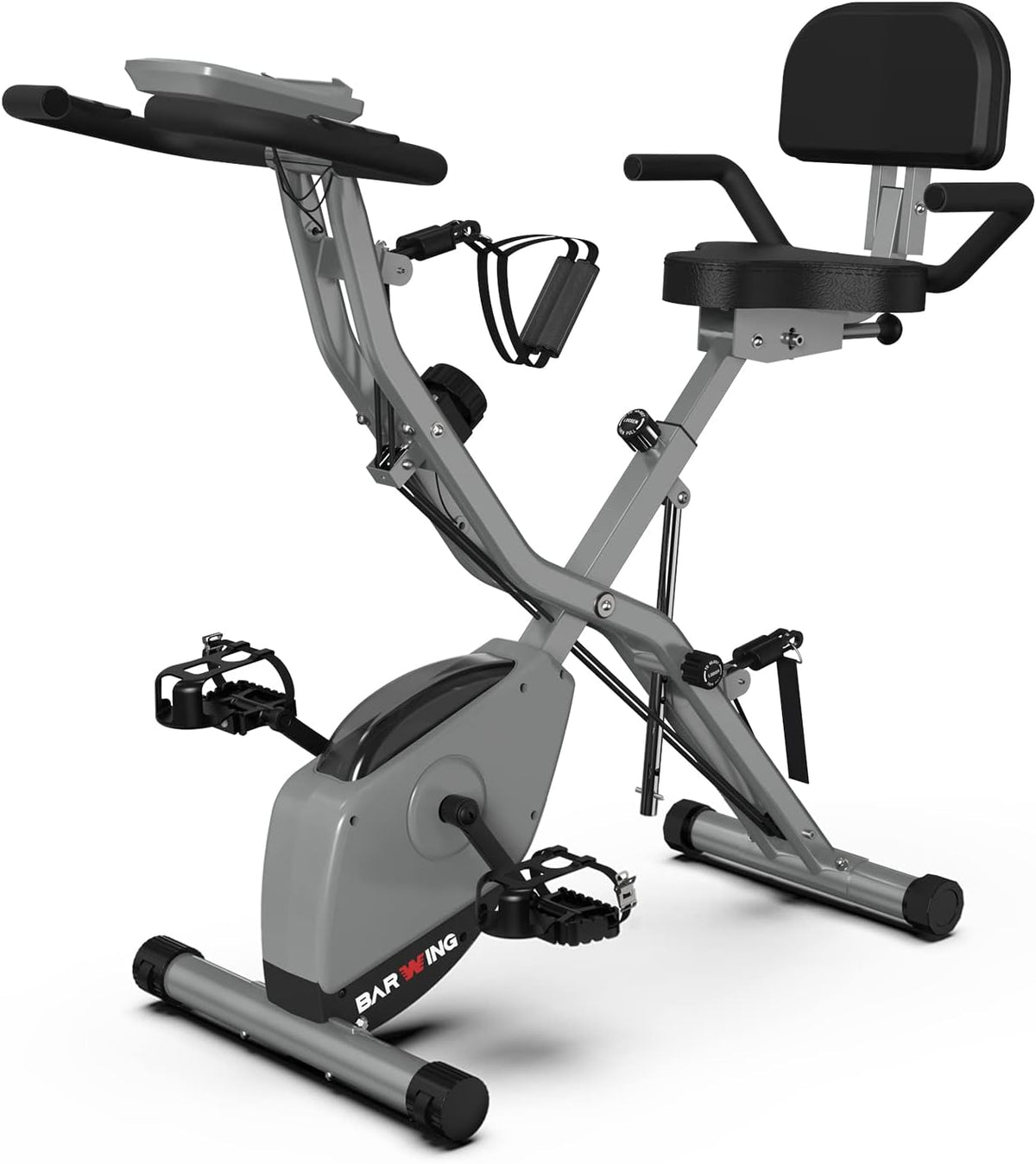 4 IN 1 Foldable Exercise Bike with Magnetic Resistance T298