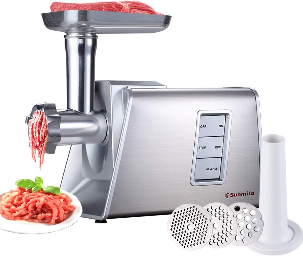 Heavy Duty Electric Meat Grinder and Sausage Stuffer 1000W with Stainless Steel Blade B902301