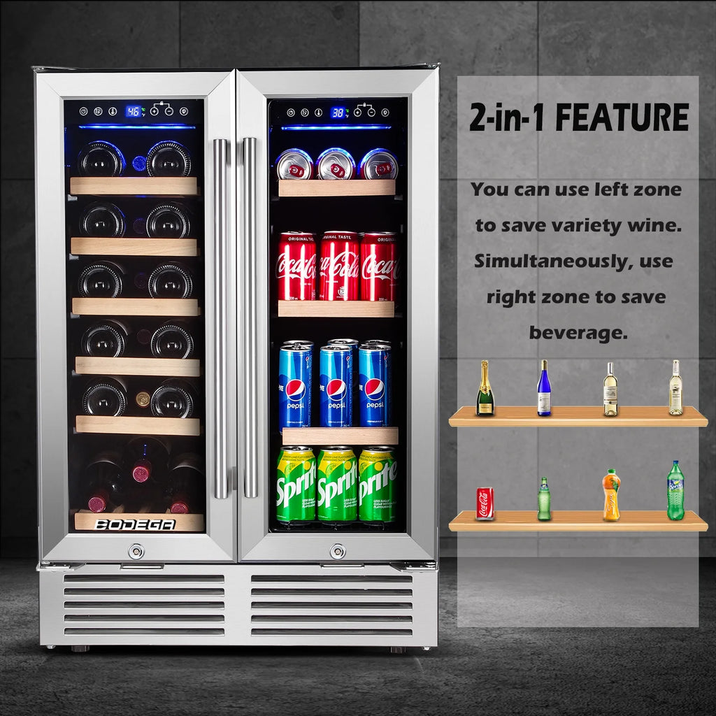 24'' Dual Zone Wine Refrigerator W910360