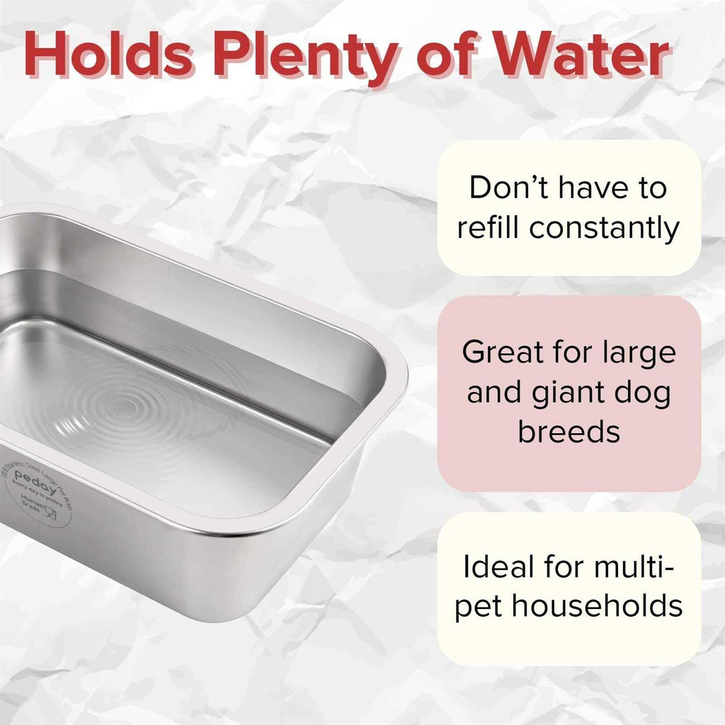 Large 304 Stainless Steel Dog Bowl L238881