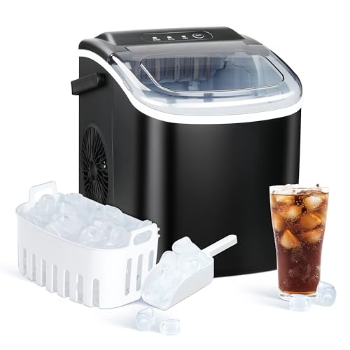 Portable Countertop Ice Maker with Ice Spoon and Basket S669894