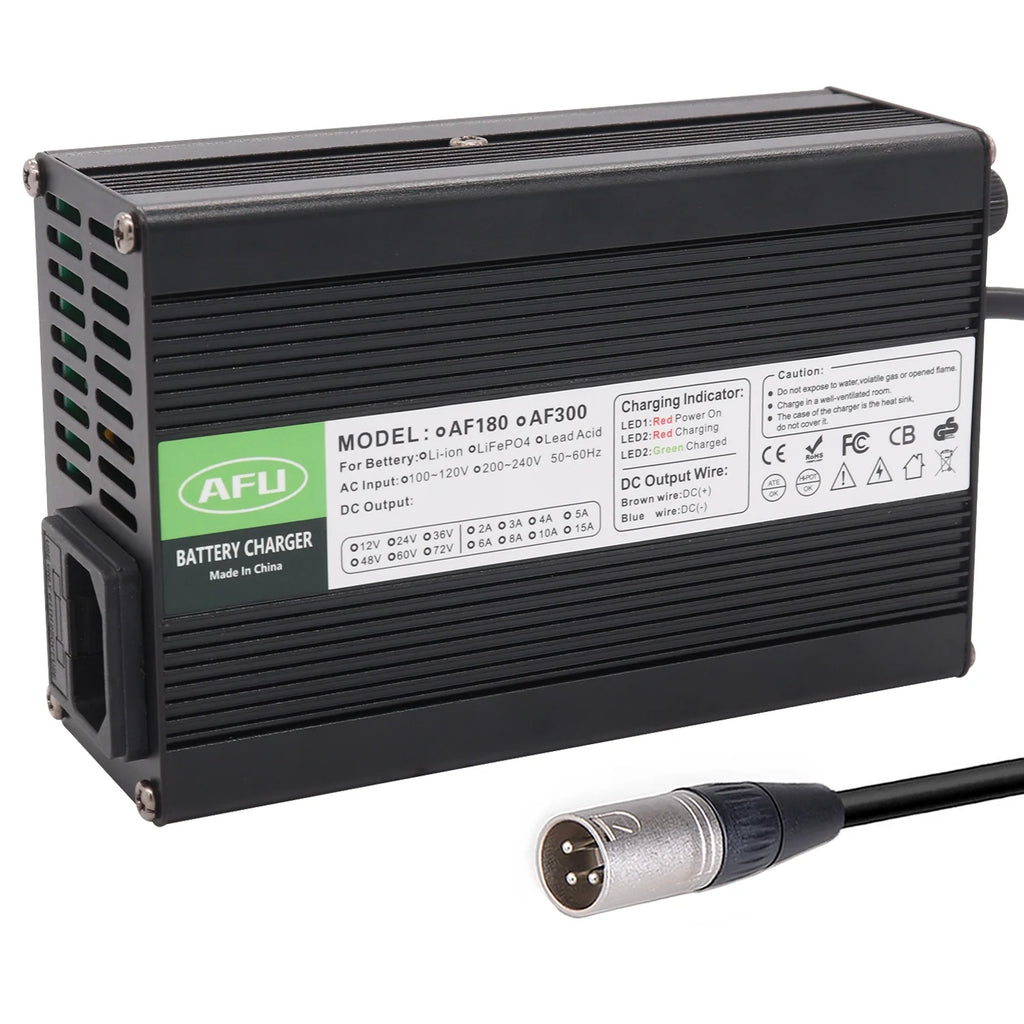 50.4V 5A Smart Charger with Fan Aluminum Case X299737