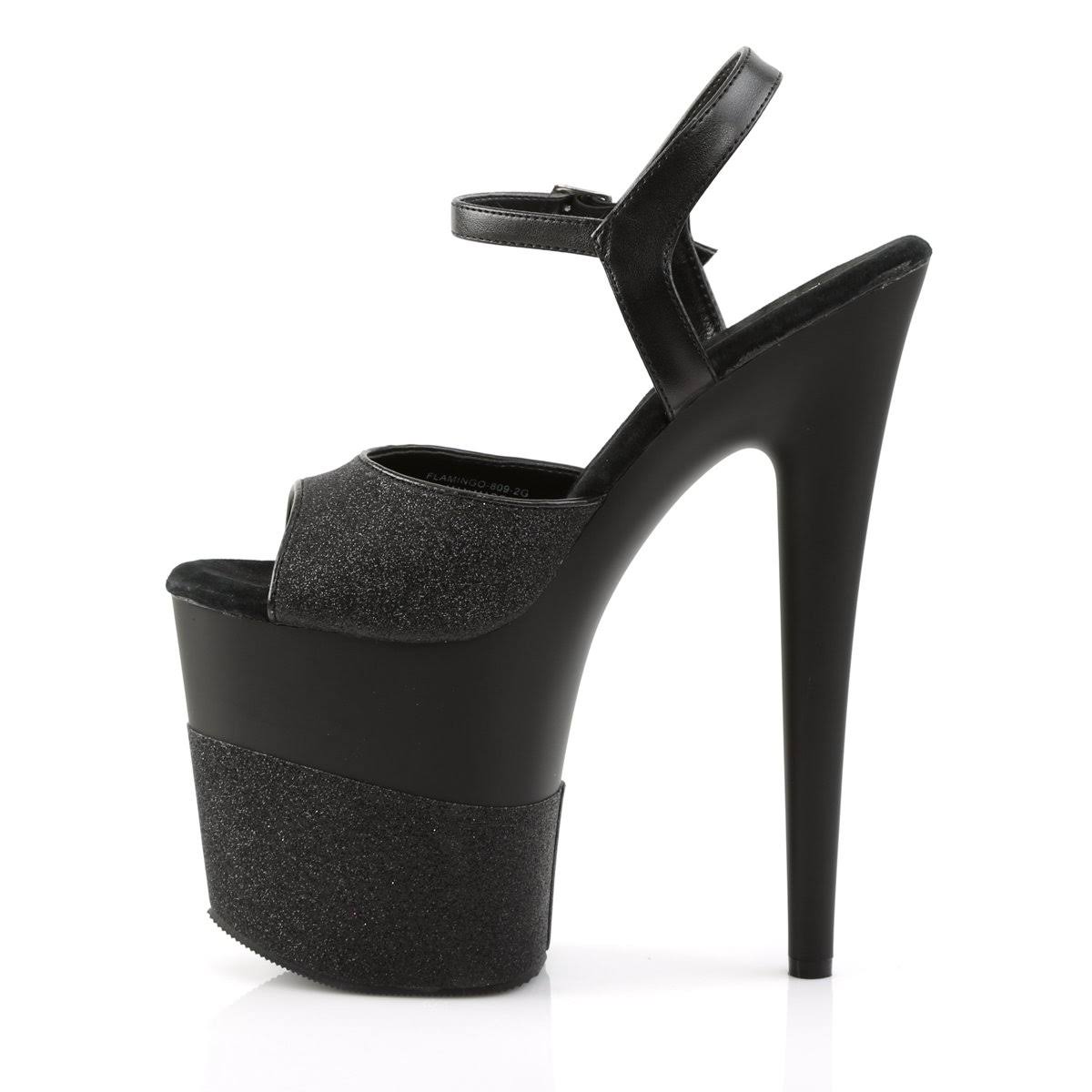 Gold 8x22 Heel Ankle Strap Platform S E55519