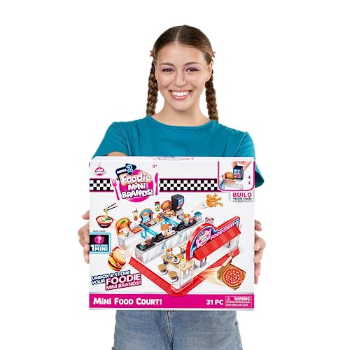 Mini Brands Foodie Series 2 Food Court Playset with 1 Exclusive Mini D8222